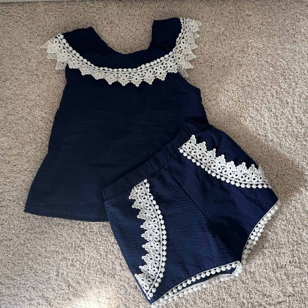 Rare Editions NWOT Shorts Outfit Set Girls size 5